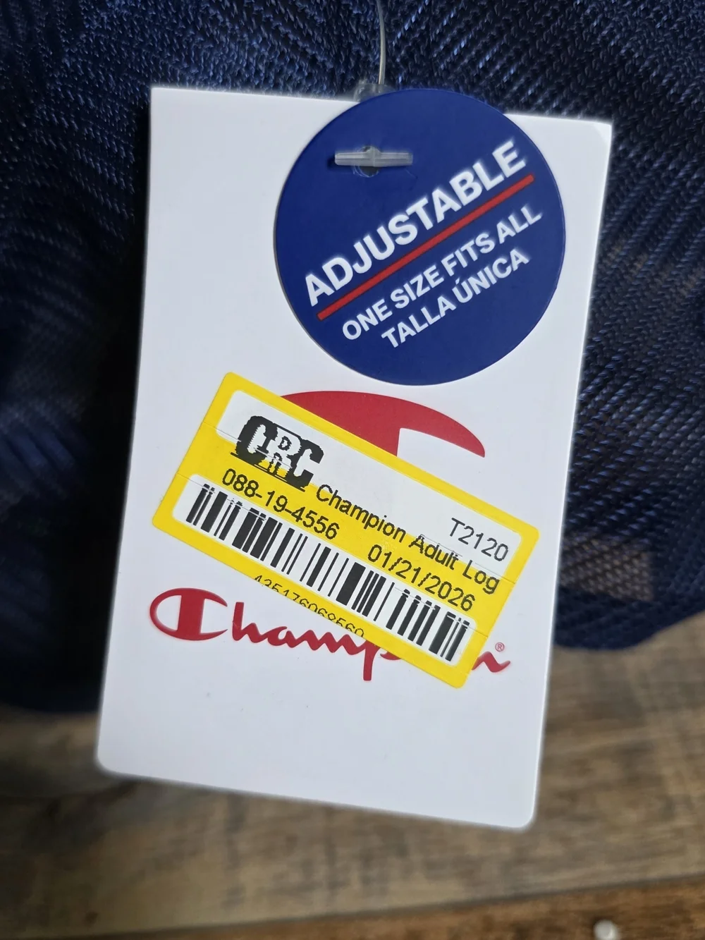 NWT Champion Navy Trucker Hat Adjustable Snapback Big C Logo Cap